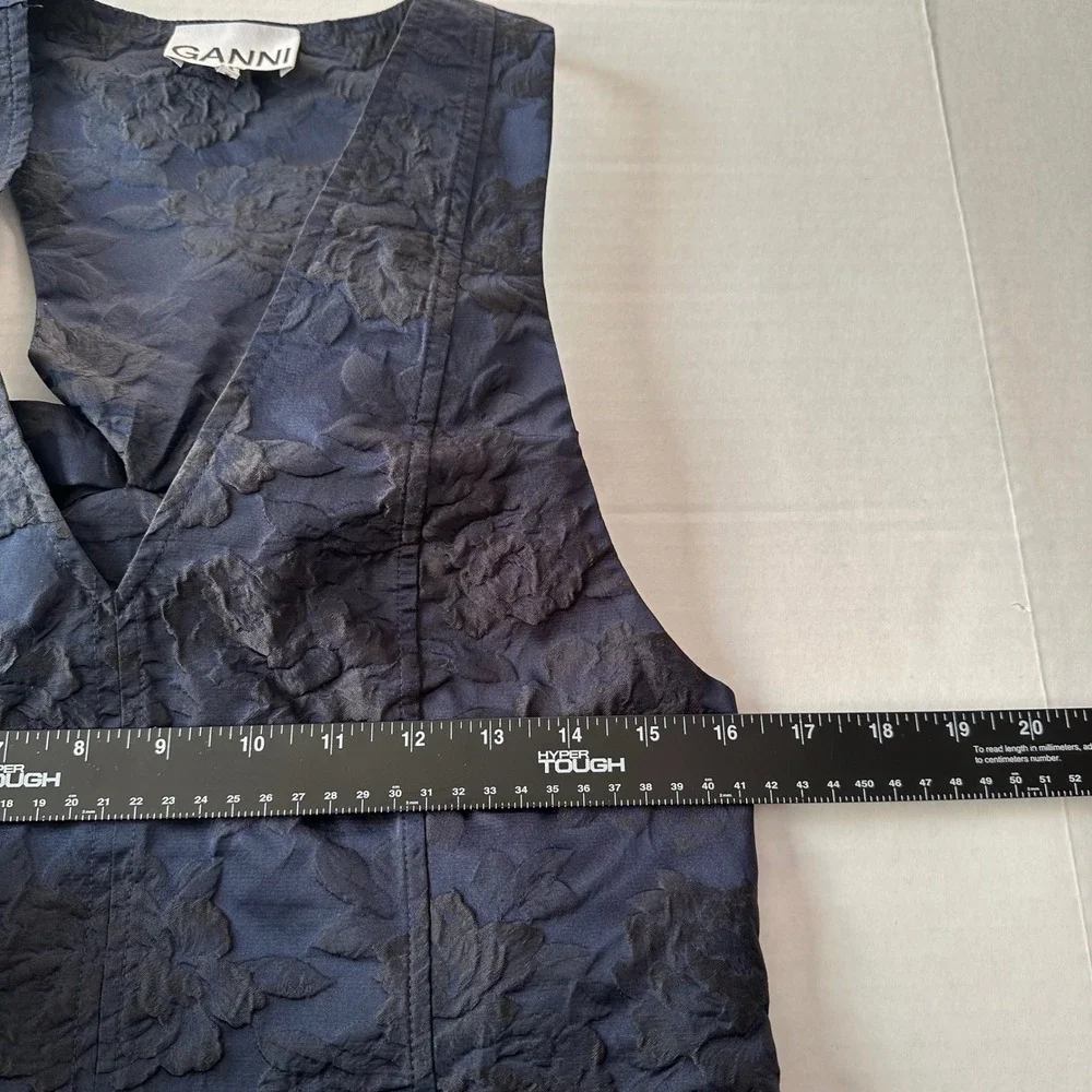 Ganni navy blue